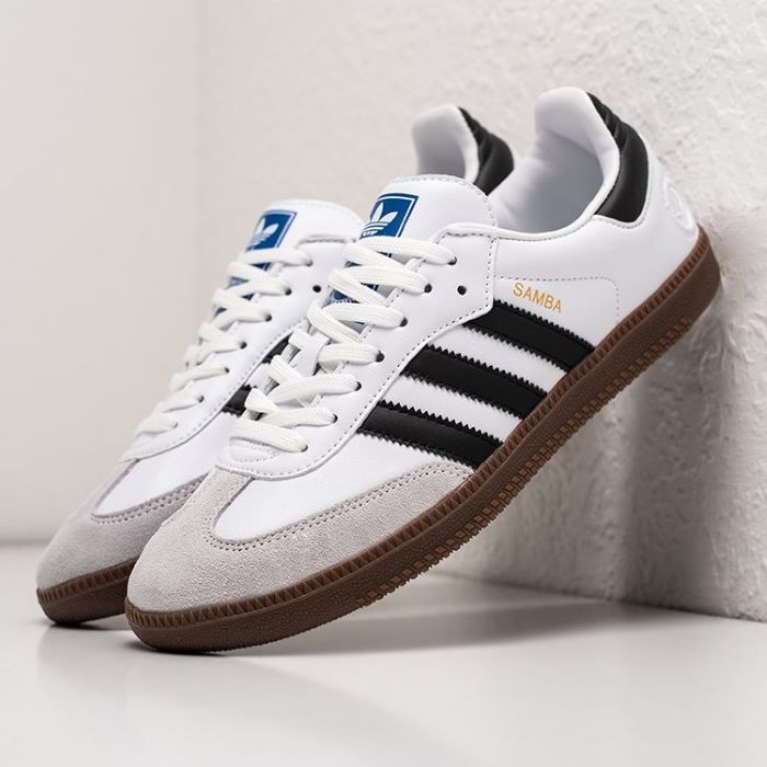 کفش کتانی سامبا کرم قهوه ای samba adidas
